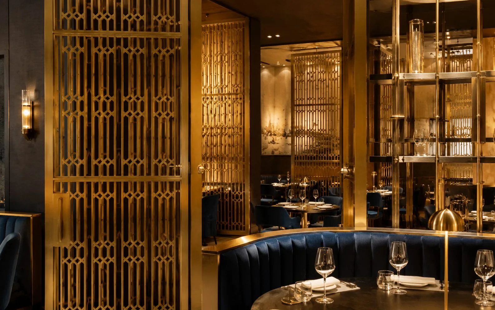 Brass screens & joinery